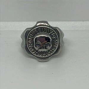 Harley Davidson Skull Gear Ring size 10, 11, 12